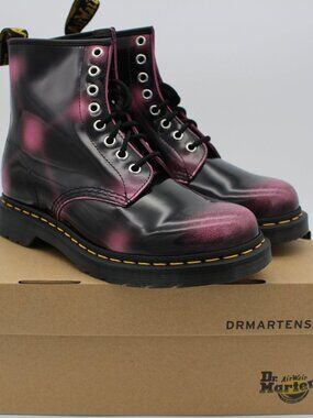 Dr. Martens 1460 8 Eye Boot Womens Pink Arcadia Doc Martens